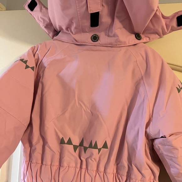 Isbjorn Pink and Black Kids' one piece Snowsuit 18-24 months - Picture 2 of 4